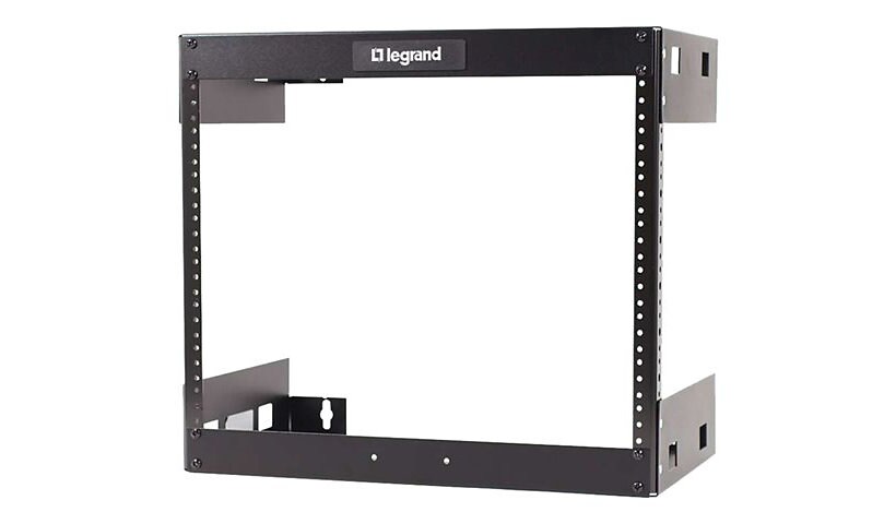 C2G 8U Wall Mount Open Frame Rack - 12in Deep (TAA Compliant) rack - 8U