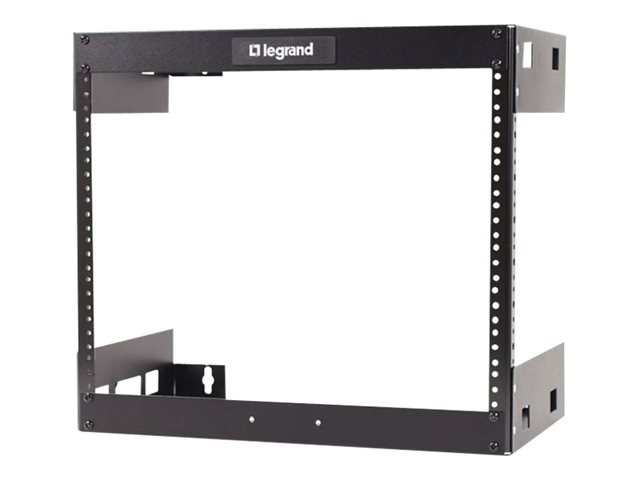 C2G 8U Wall Mount Open Frame Rack - 18in Deep (TAA Compliant) rack - 8U