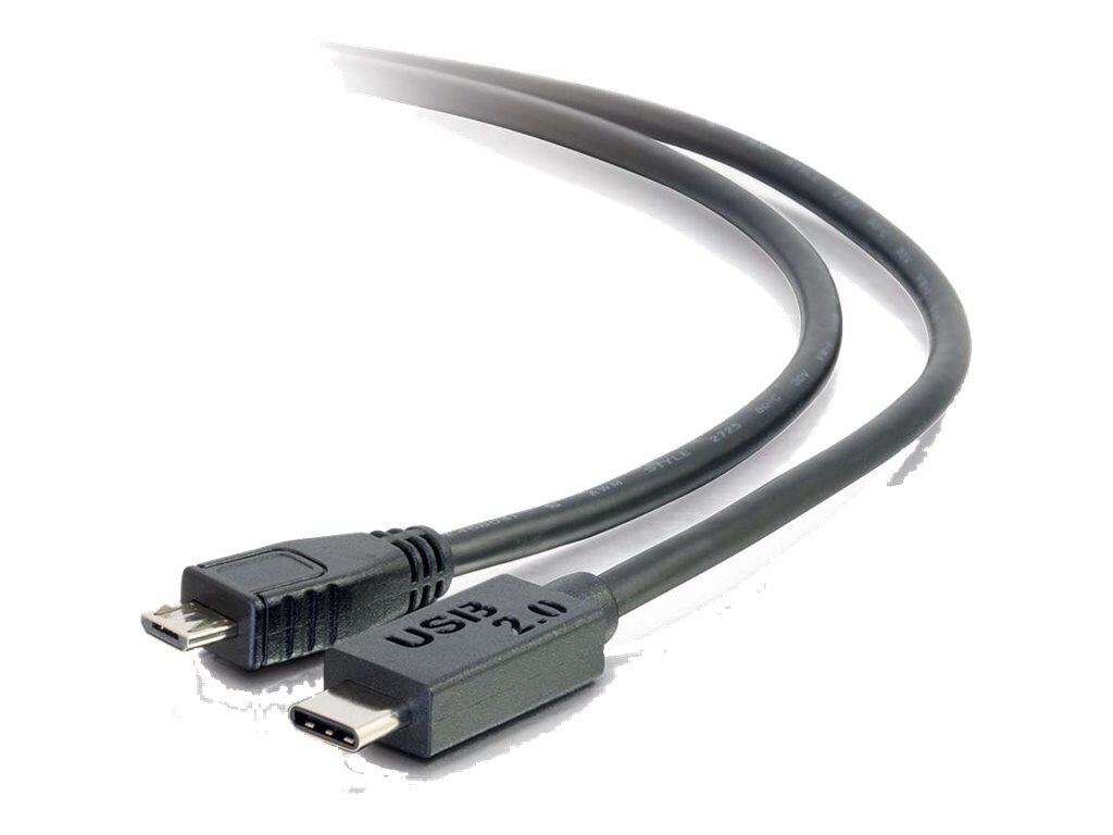 StarTech USB 2.0 Type-A to Micro-USB Cable (Black, 1') UUSBHAUB1