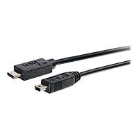 C2G 3ft USB C to USB Mini B Cable - M/M - USB-C cable - mini-USB Type B to