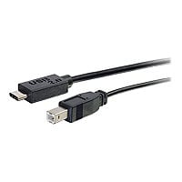 C2G 3ft USB C to USB B Cable - USB C to B Cable - USB 2.0 - 1A, 480Mbps