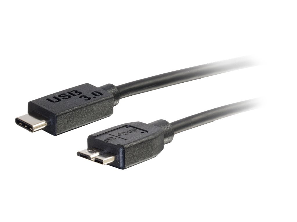 C2G 10ft (3m) USB 3.0 (USB 3.2 Gen 1 (5Gbps) USB-C to USB Micro-B Cable - U
