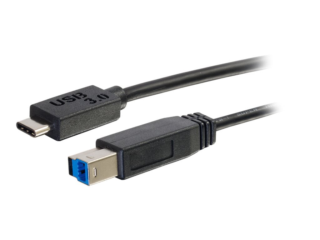 C2G 3ft USB C Male Cable - USB 3.2 - 10Gbps - 100W - M/M