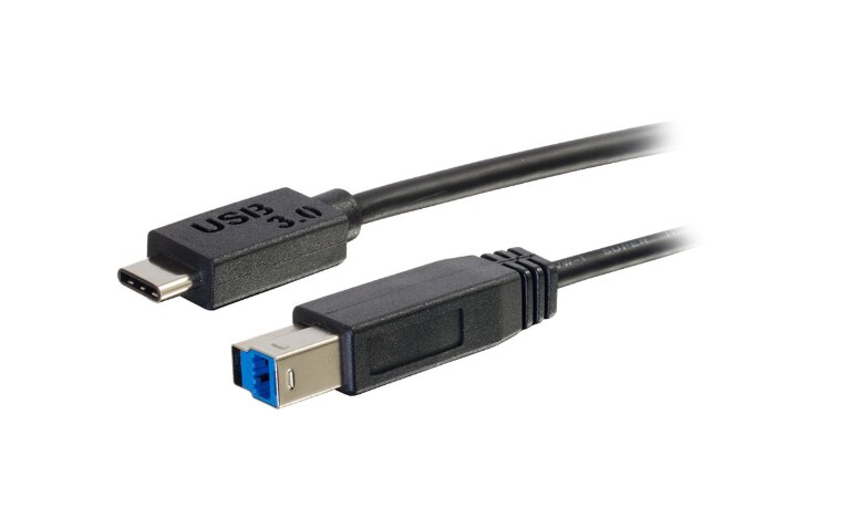 C2G 6ft USB C to USB - C 3.0 to USB B - M/M - Black - 28866 - USB Cables - CDW.com