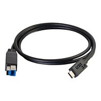 C2G 10ft USB C to USB B Cable - USB C 3.0 to USB B - M/M - Black