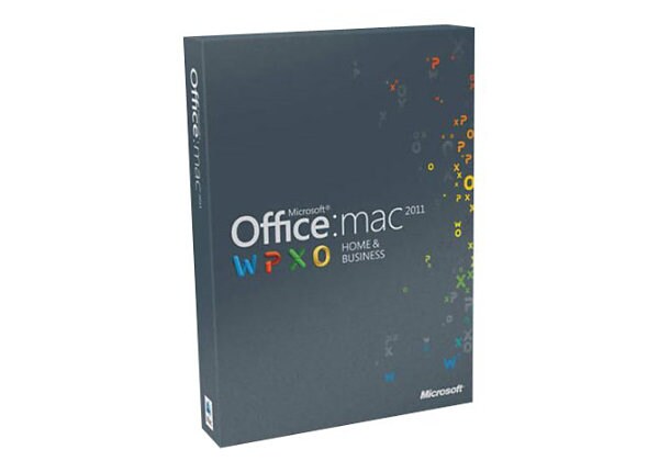 Microsoft Office for Mac Home and Business 2011 - license