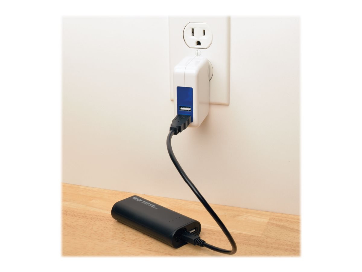 Thumbnail 3 of 6 for Tripp Lite by Eaton Portable Charger - USB-A, 5200mAh Power Bank, Lithium-Ion, LED Flashlight, Black