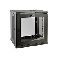 Tripp Lite 12U Wall Mount Rack Enclosure Server Cabinet w/ Glass Front Door - rack - 12U