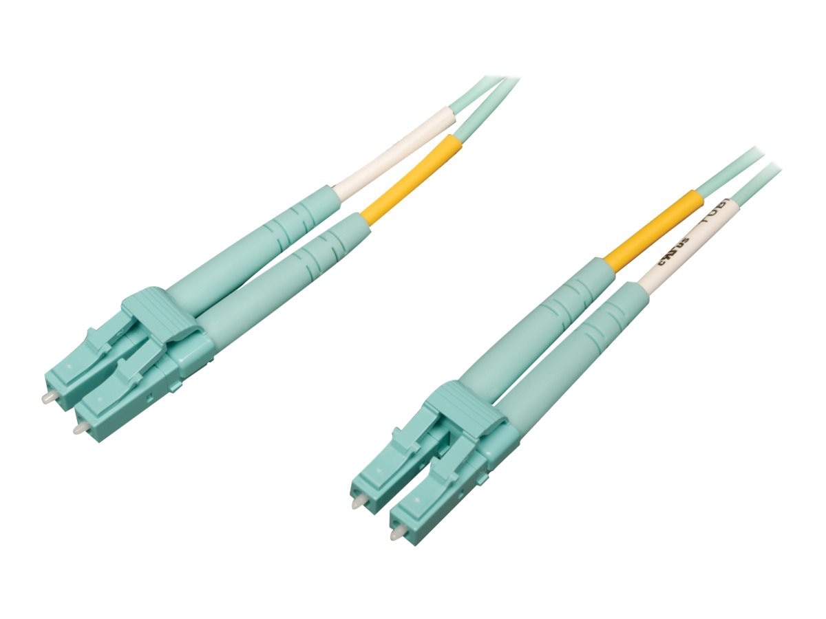 Tripp Lite 25M 10Gb/100Gb Duplex Multimode LC/LC OM4 Aqua Fiber Patch Cable 25 Meters - patch cable - 25 m - aqua