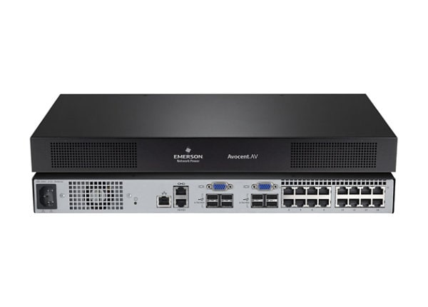 Avocent AutoView 2216 - KVM / USB switch - 16 ports - rack-mountable