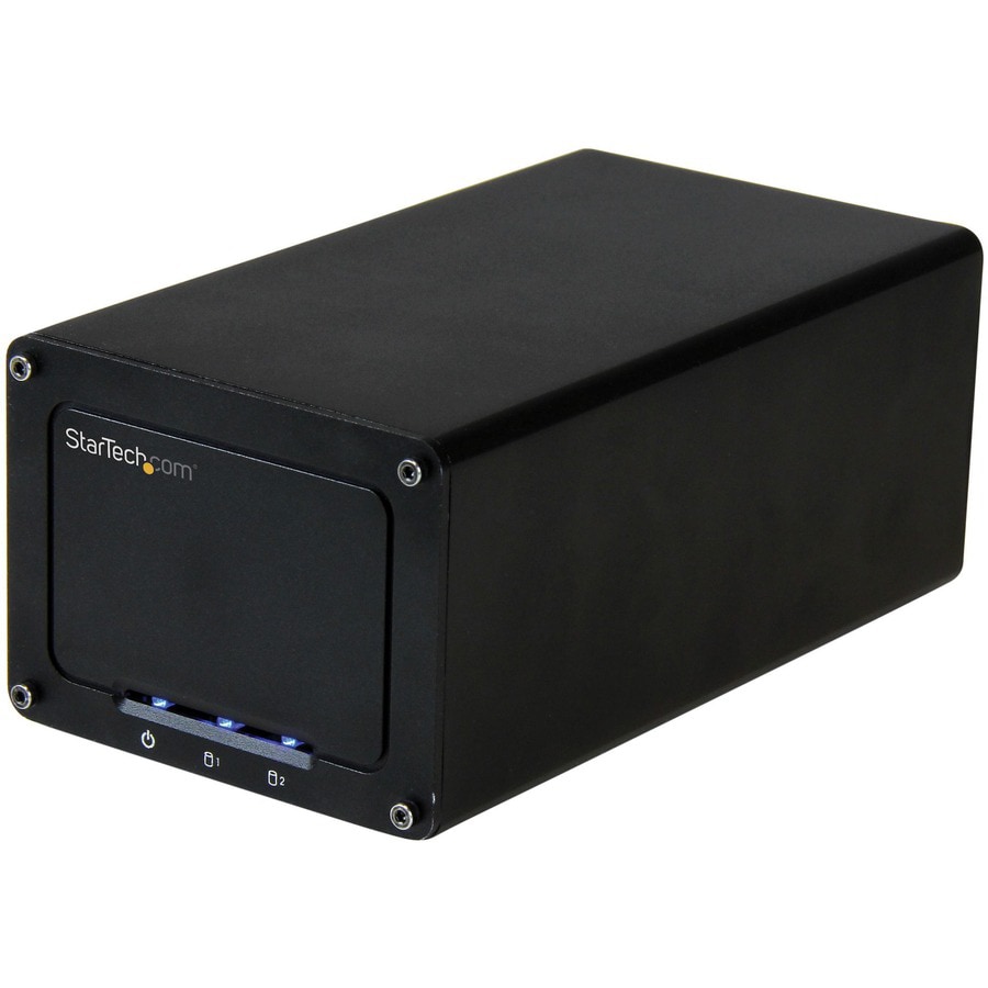 StarTech.com USB 3.1 Hard Drive Enclosure for Dual 2.5" SATA Drives