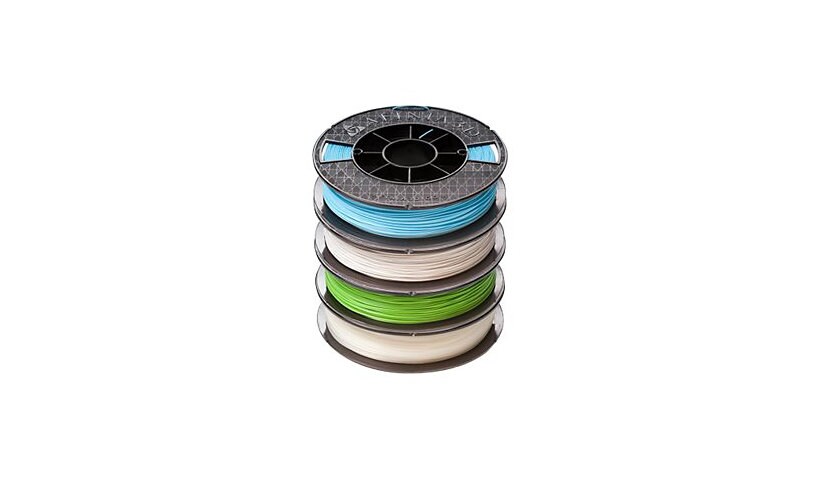 Afinia - gray, blue, green, natural - PLA filament (pack of 4)