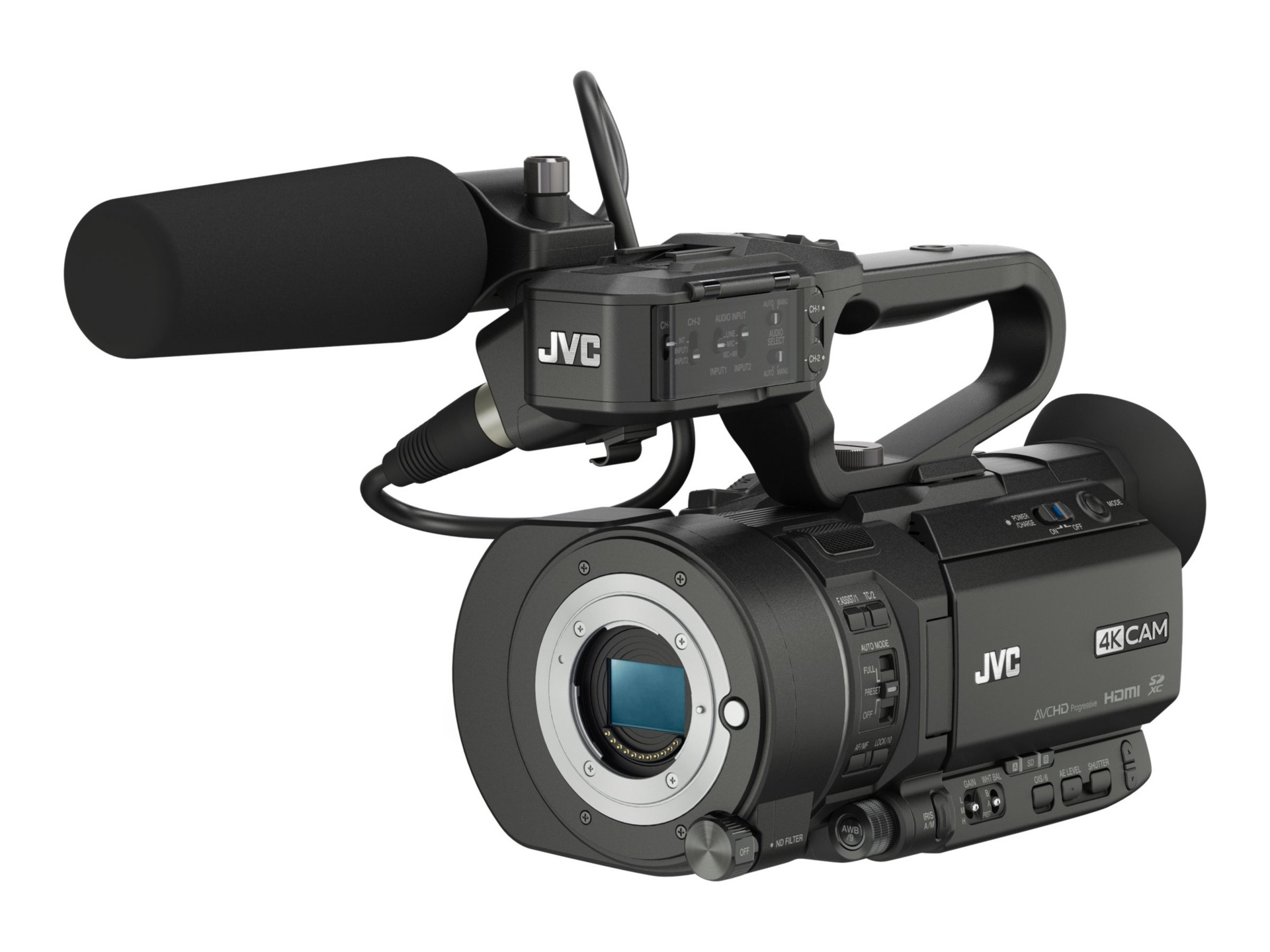 JVC 4KCAM GY-LS300 - camcorder - body only - storage: flash card