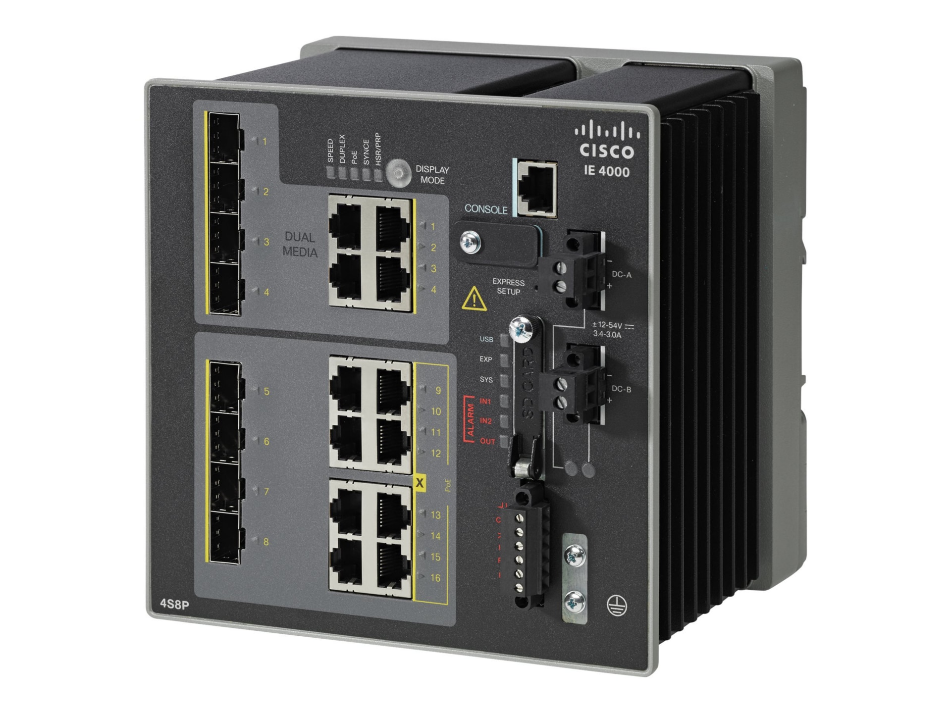 Cisco Industrial Ethernet 4000 Series - switch - 16 ports - managed - TAA C