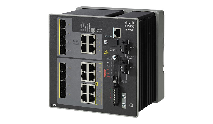 Cisco Industrial Ethernet 4000 Series - switch - 16 ports - managed - TAA Compliant