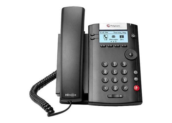 Polycom VVX 201 - VoIP phone - with 1 x user license