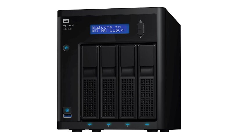 WD My Cloud EX4100 WDBWZE0080KBK - NAS server - 8 TB