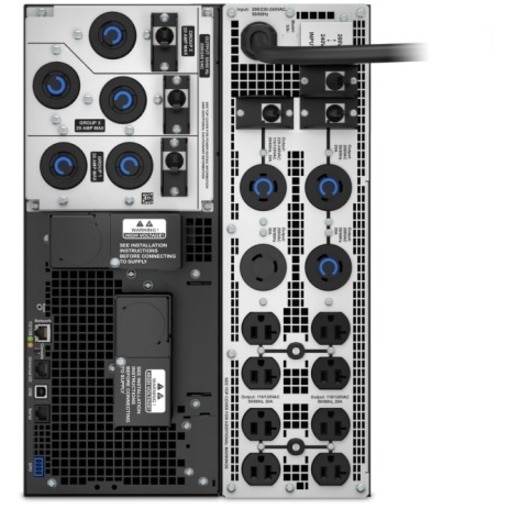 Thumbnail 5 of 6 for APC Smart-UPS On-Line, 6kVA/6kW, Tower, 208V, 8x 5-20R+4x L6-20R+3x L6-30R+1x L14-30R NEMA, NMC+SmartSlot, W/