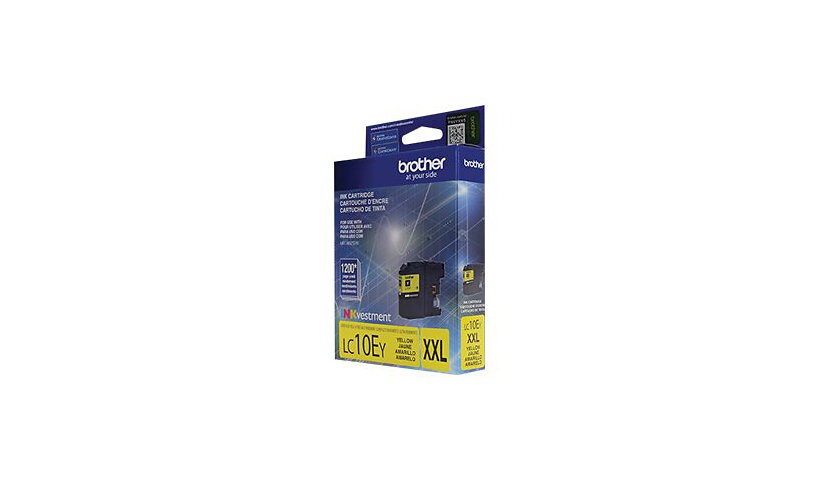 Brother LC10EY XXL - Super High Yield - yellow - original - ink cartridge