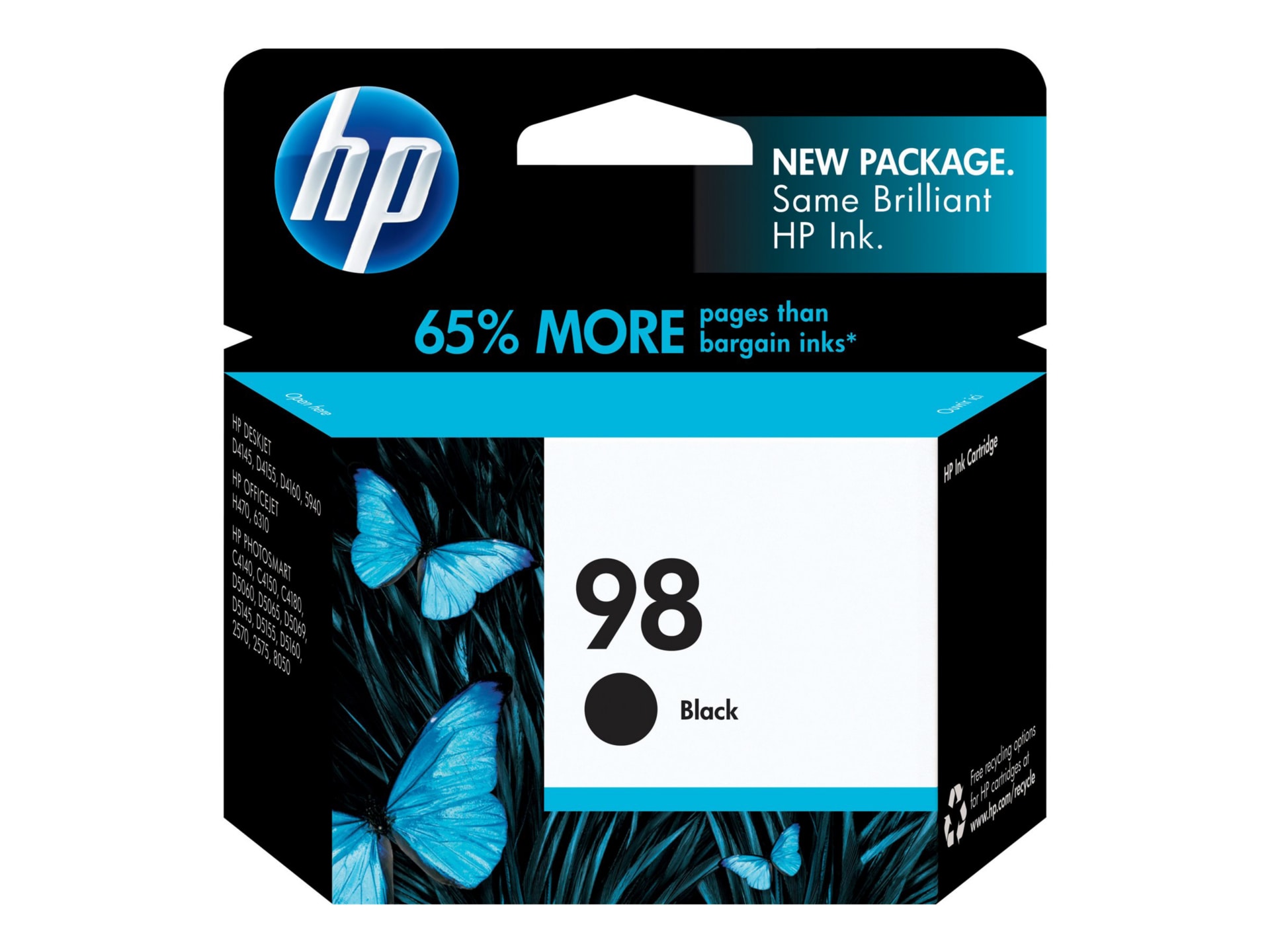 HP 98 Original Inkjet Ink Cartridge - Black Pack