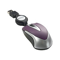 Verbatim Optical Mini Travel Mouse - mouse - USB - purple