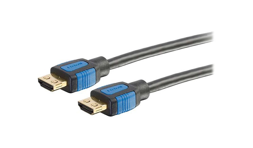 C2G 25ft HDMI Cable with Gripping Connectors - High Speed 4K HDMI Cable - 4K 30Hz - M/M