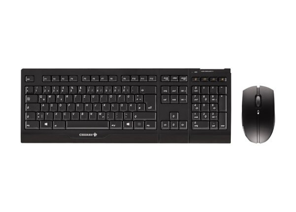 CHERRY B.UNLIMITED AES - keyboard and mouse set - English - US