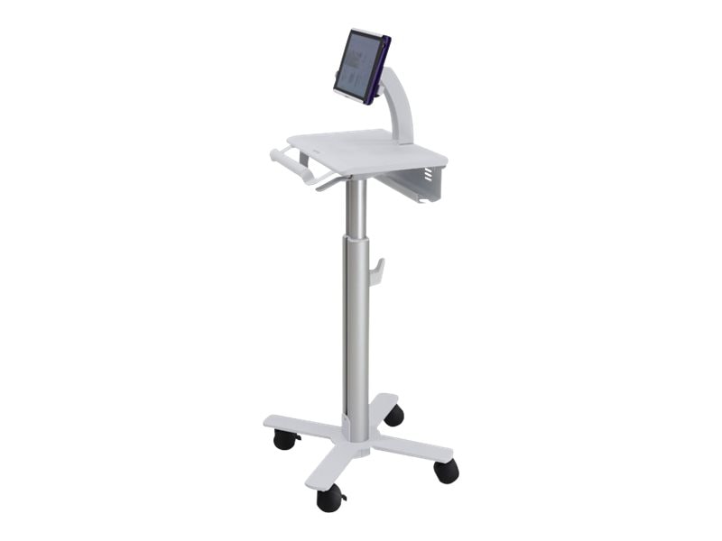 Ergotron StyleView Tablet Cart, SV10 cart - for tablet / keyboard - white,