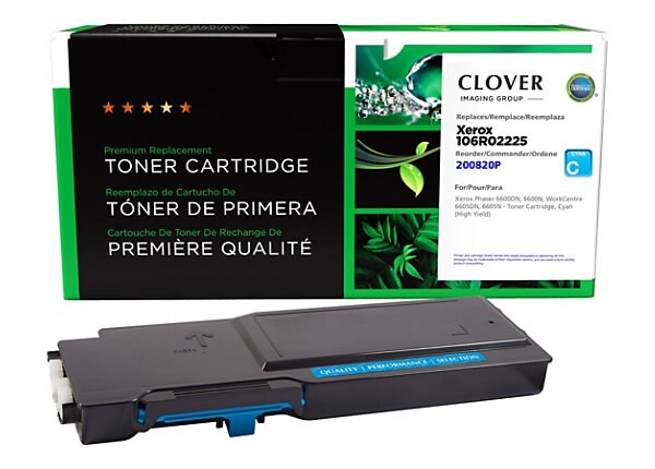 106R02225 High-Yield Toner, 6,000 Page-Yield, Cyan 106R02225 High-Yield Toner, 6,000 Page-Yield, Cyan