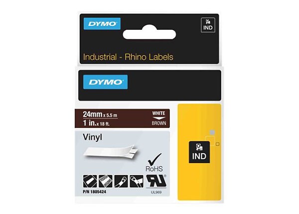DYMO Rhino Coloured Vinyl - tape - 1 roll(s)