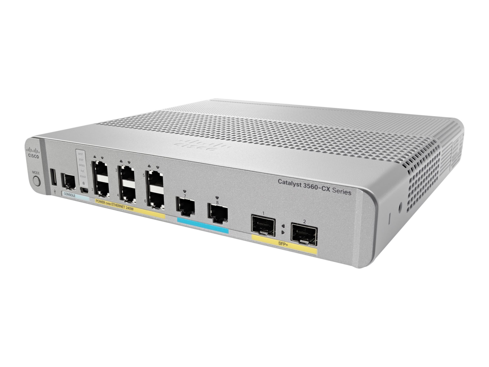 Cisco Catalyst 3560CX-8XPD-S - switch - 8 ports - managed - rack-mountable