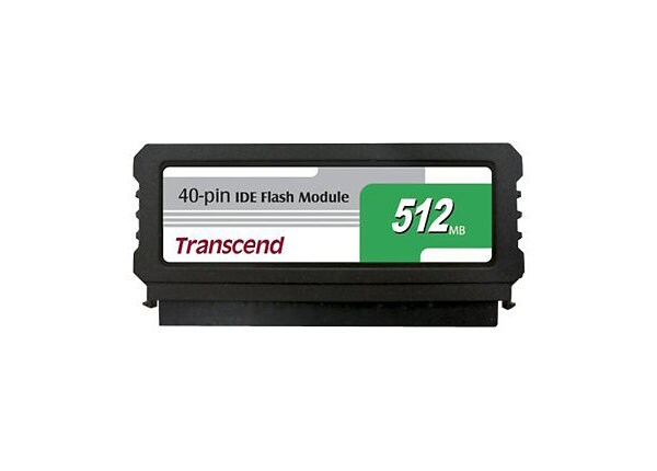 Transcend IDE Flash Module Vertical - solid state drive - 512 MB - IDE