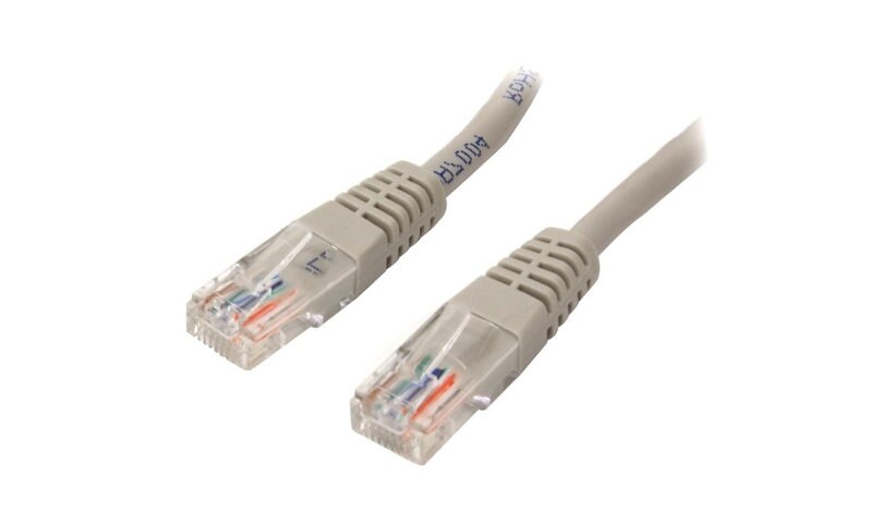 StarTech.com Cat5e Ethernet Cable 25 ft Gray - Cat 5e Molded Patch Cable