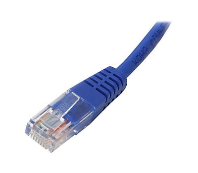 M45PATCH3BL StarTech Cable M45PATCH3BL 3 ft Blue Molded Cat5e UTP Patch Cable Retail 