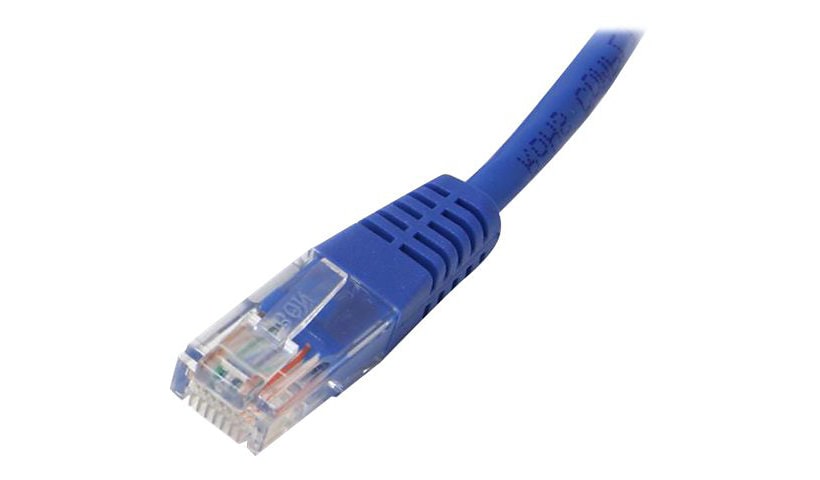 StarTech.com Cat5e Ethernet Cable 10 ft Blue - Cat 5e Molded Patch Cable