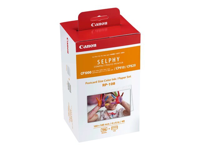 CANON RP 108 PAPER SET/COLOR INK CASSETTE - Singtoner - One Stop