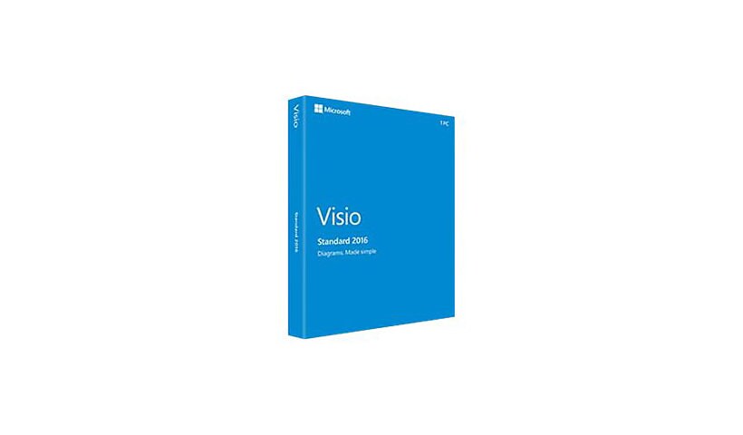 Microsoft Visio Standard 2016 - box pack - 1 PC