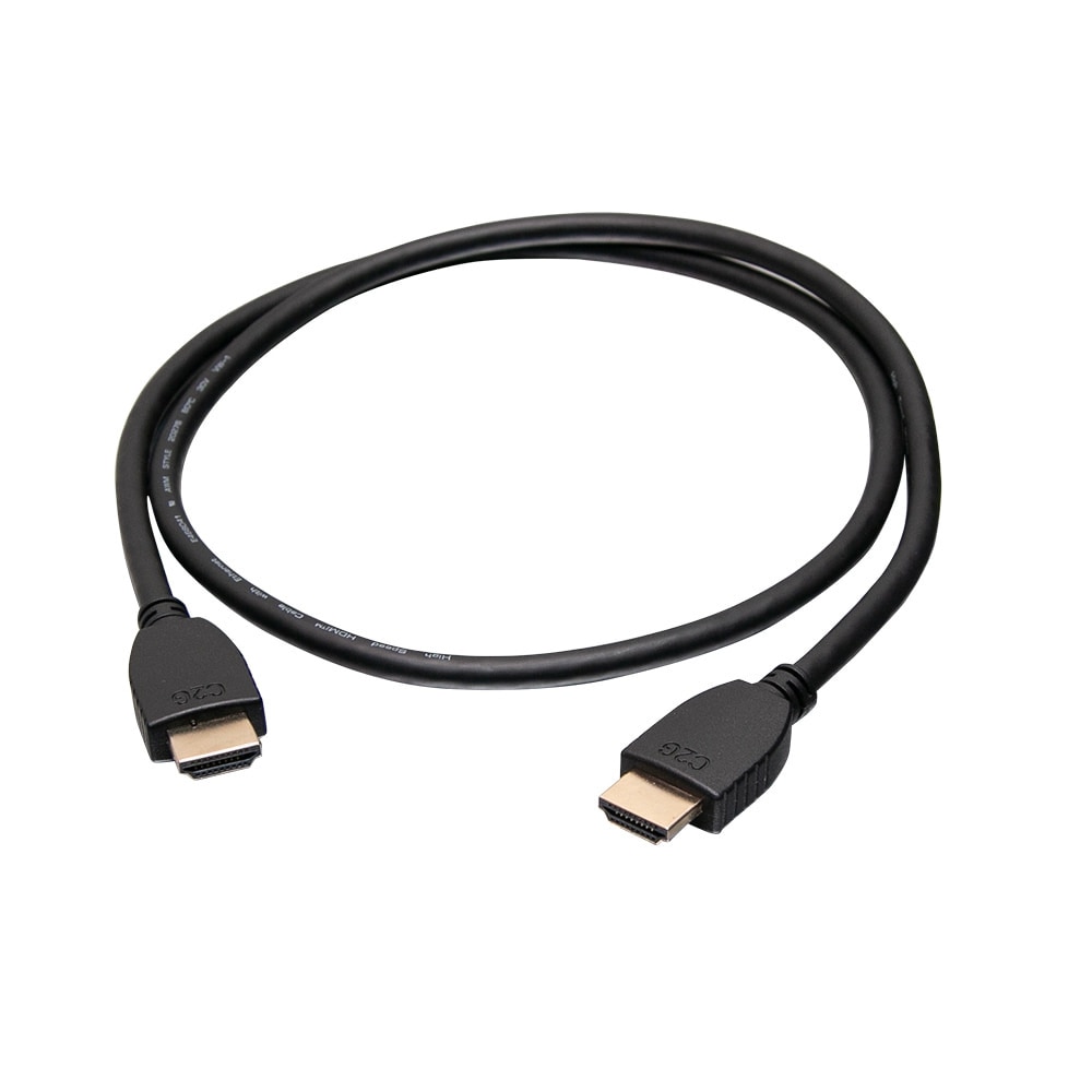 Thumbnail 2 of 3 for C2G Core Series 5ft High Speed HDMI Cable with Ethernet - 4K HDMI Cable - HDMI 2.0 - 4K 60Hz