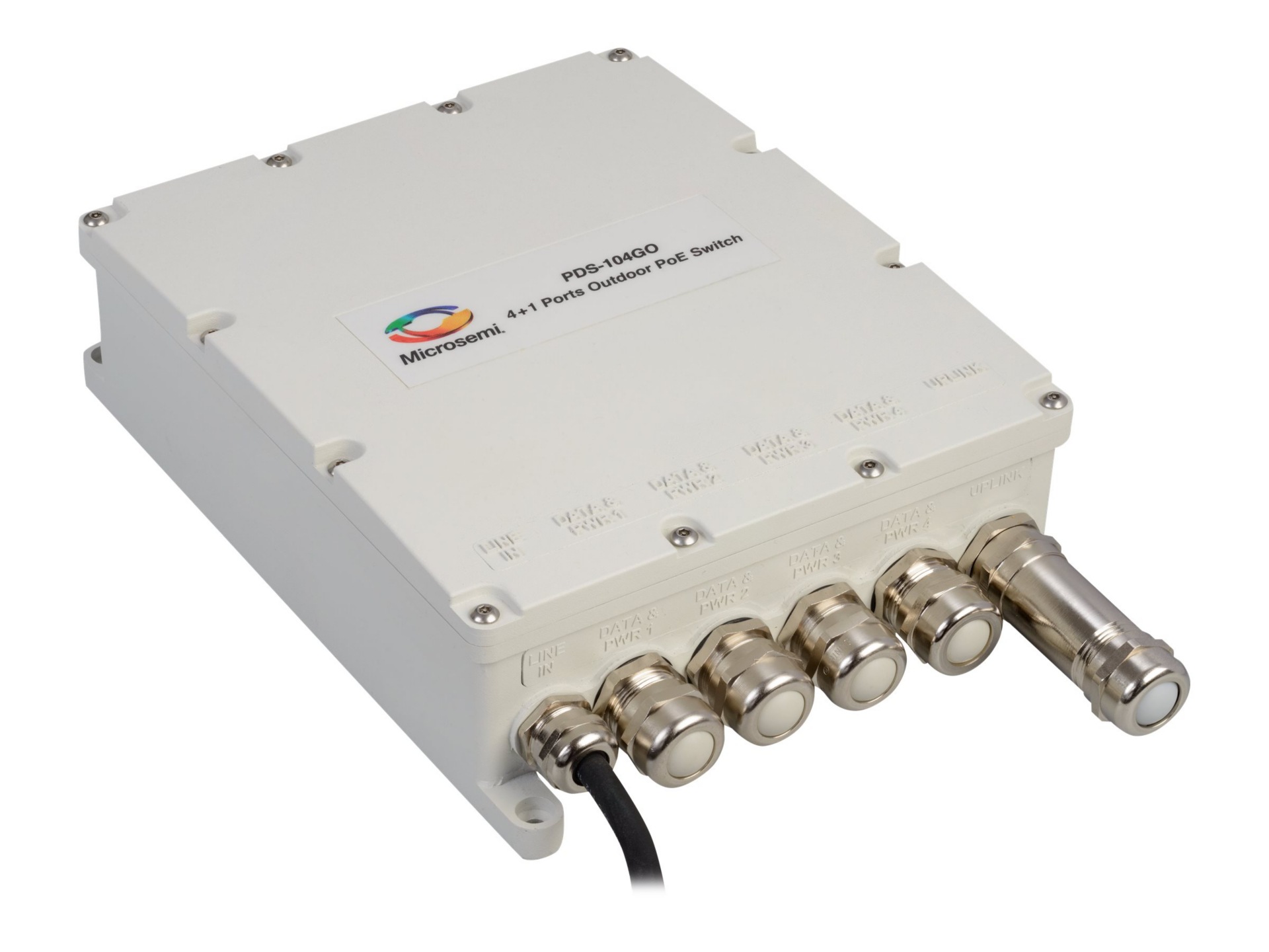 Microsemi PDS-104GO - switch - 5 ports - managed