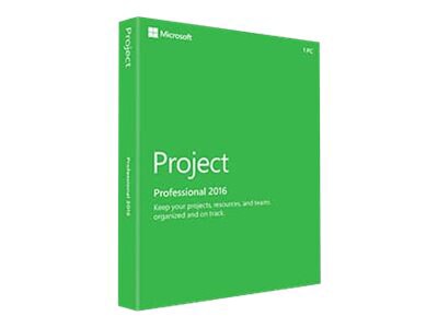 Microsoft Project Professional 2016 - box pack - 1 PC