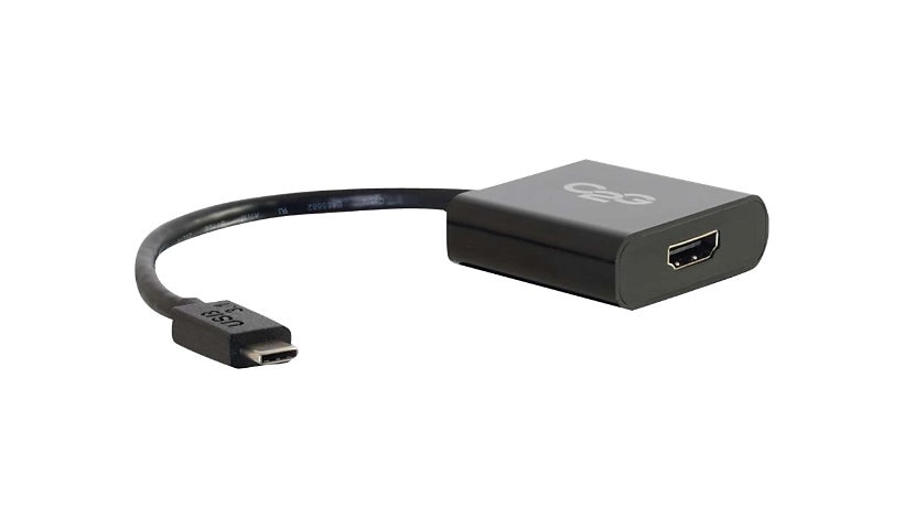 C2G USB C to HDMI Adapter - USB C to HDMI Adapter - 4K 30Hz - Black - M/M