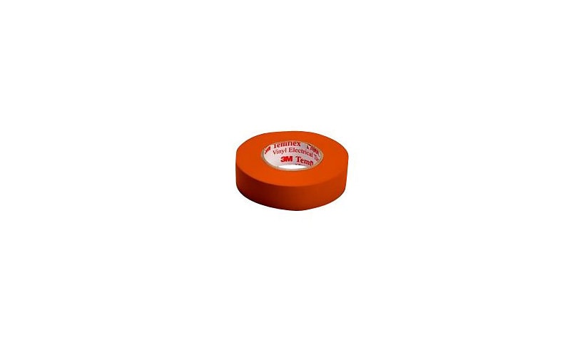 3M Temflex 1700C electrical insulation tape - 0.75 in x 66 ft - orange