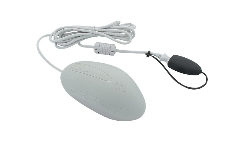 Seal Shield Waterproof - mouse - PS/2, USB - white