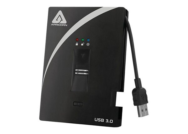 Apricorn Aegis Bio A25-3BIO256-500 - hard drive - 500 GB - USB 3.0