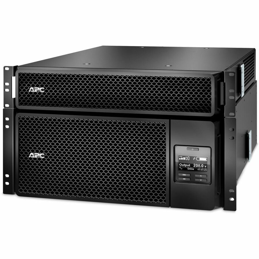 APC Smart-UPS On-Line, 6kVA/6kW, Rackmount 6U, 208V, 12x 5-20R+2x L6-20R+2x