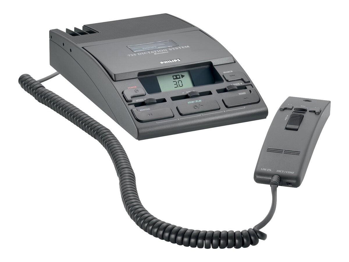 Philips Desktop 725 - minicassette recorder / transcriber
