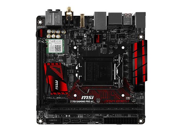 MSI Z170I GAMING PRO AC - motherboard - mini ITX - LGA1151 Socket - Z170