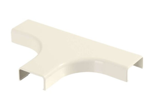 C2G Wiremold Uniduct 2800 Bend Radius Compliant Tee - Ivory - cable raceway tee
