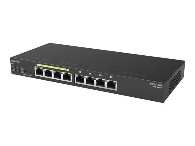 ENGENIUS EGS2108P - switch - 8 ports - managed - with 3x EnGenius EAP600