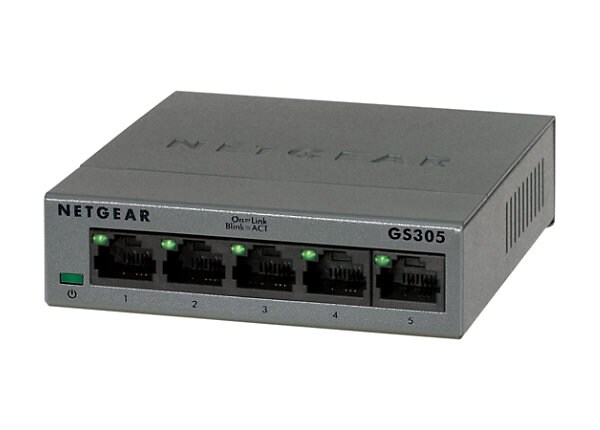 NETGEAR GS305 - Essentials Edition - switch - 5 ports - unmanaged